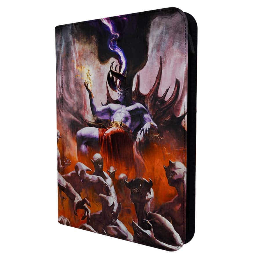 ARCANE FORTRESS: ANGELS AND DEMONS COLLECTION: ENDLESS TORMENT 9-POCKET ZIPPER BINDER