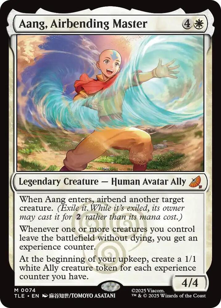 Aang, Airbending Master - Avatar: The Last Airbender: Eternal-Legal (TLE) Foil