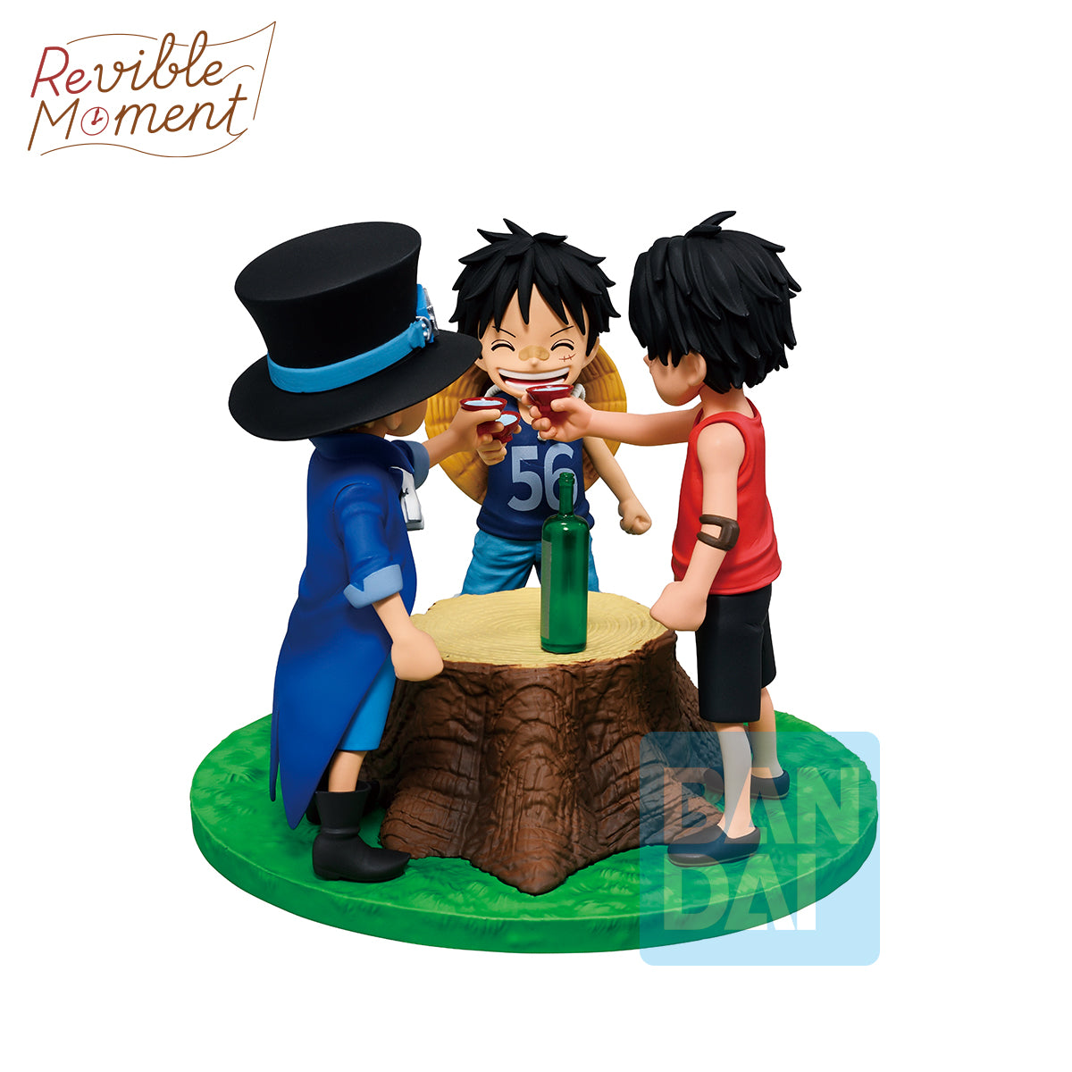 Ace & Sabo & Luffy (Dramatic Memories) "One Piece", Revible Moment Ichibansho Figure