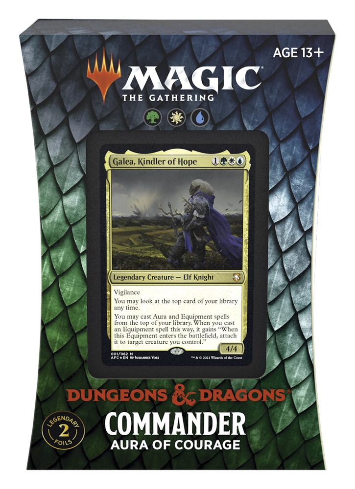 Adventures in the Forgotten Realms - Aura of Courage Commander Deck - Commander: Adventures in the Forgotten Realms (AFC)