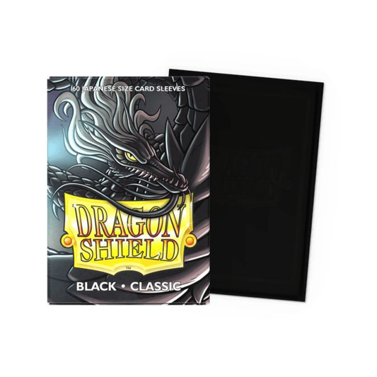 Dragon Shield: Black Classic Sleeves - Japanese Size