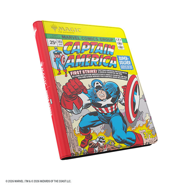 Album: MTG 18-Pocket Zip-Up- Marvel Super Heroes- Captain America/Black Panther