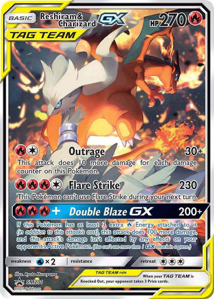 Reshiram & Charizard GX - SM201 - SM Promos (SMP)
