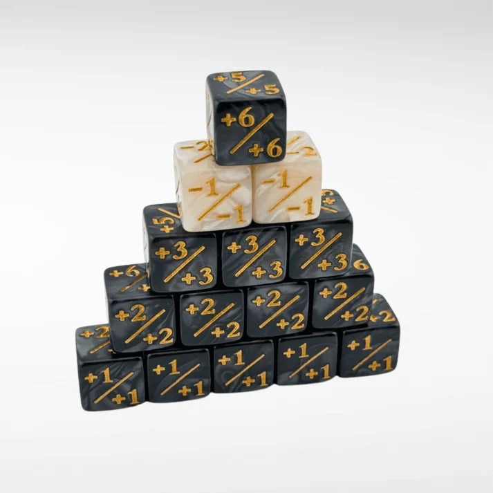Mini +1/+1 (Plus One) 12mm Dice for MTG