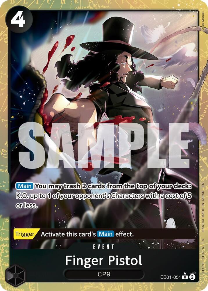 Finger Pistol (Alternate Art) - Premium Booster -The Best- Vol. 2 (PRB-02)