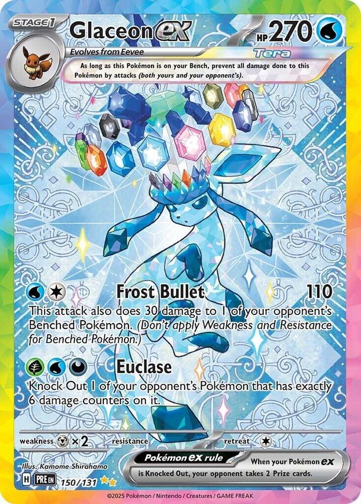 Glaceon ex - 150/131 - SV: Prismatic Evolutions (PRE)