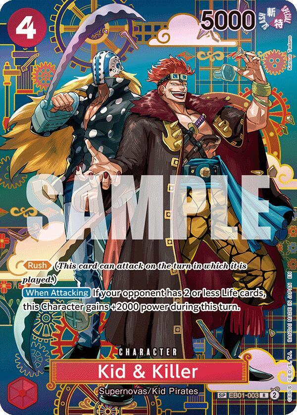 Kid & Killer - EB01-003 (SP) - The Azure Sea's Seven (OP14)