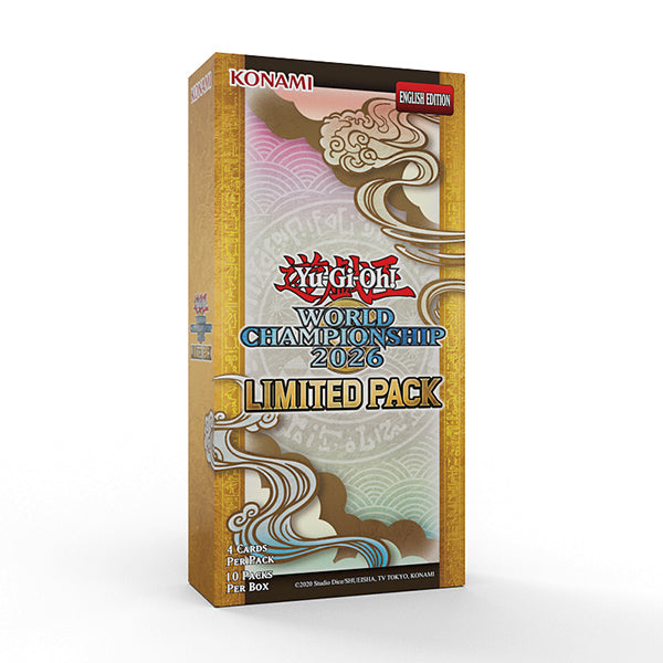 Yu-Gi-Oh: 2026 World Championship Limited Pack Booster Display
