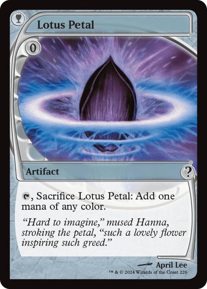 Lotus Petal (Future Sight) - Mystery Booster 2 (MB2) Mystery Booster 2