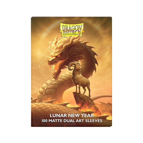 Dragon Shield Sleeves: Standard DUAL- Matte 'Lunar New Year 2027' Art, Limited Edition (100 ct.)