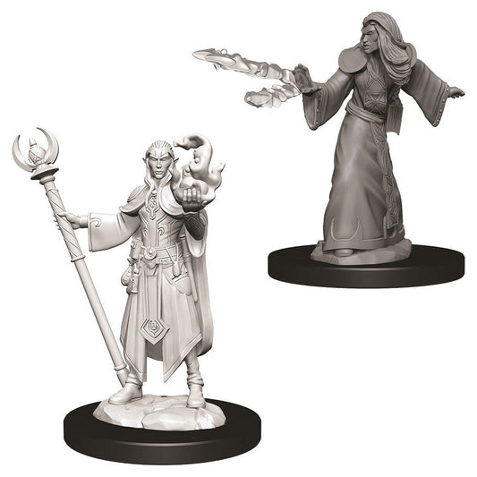 Dungeons & Dragons Nolzur's Marvelous Miniatures: Unpainted Minis - Wave 9 - Male Elf Wizard