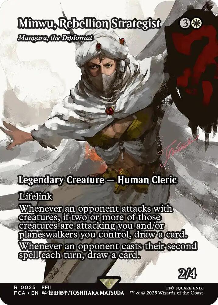Minwu, Rebellion Strategist - Mangara, the Diplomat (Showcase) - FINAL FANTASY: Through the Ages (FCA)