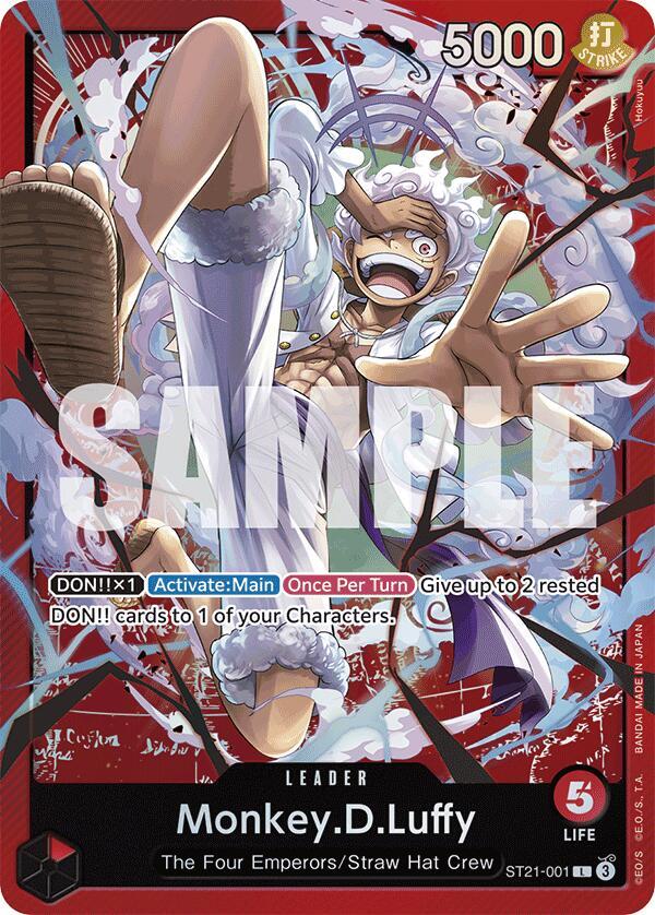 Monkey.D.Luffy (001) - Starter Deck EX: Gear 5 (ST21)