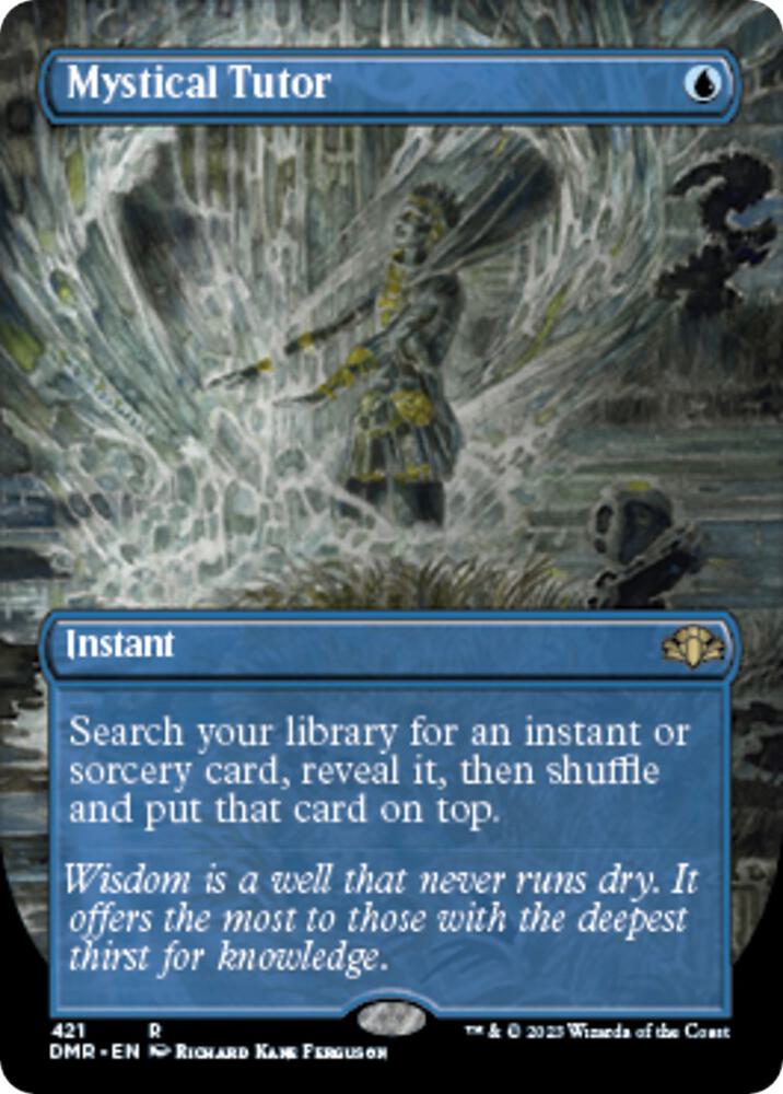 Mystical Tutor (Borderless) - Dominaria Remastered (DMR)