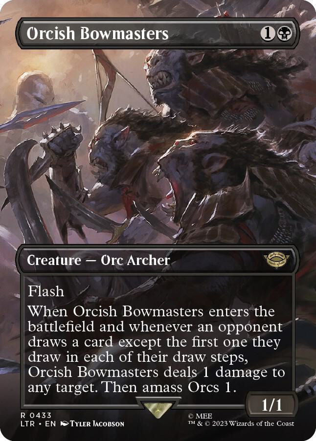 Orcish Bowmasters (Borderless) - Universes Beyond: The Lord of the Rings: Tales of Middle-earth (LTR)