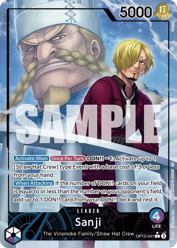 Sanji (041) (Alternate Art) - Legacy of the Master (OP12)