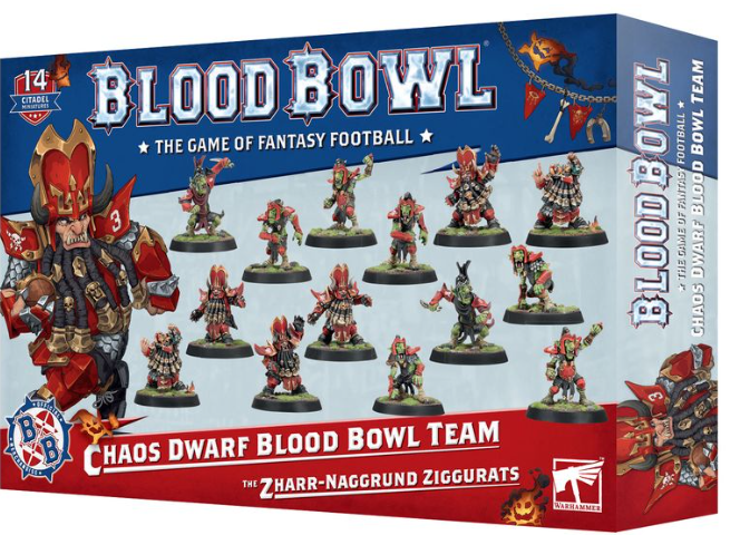 Warhammer: Chaos Dwarf Blood Bowl Team: The Zharr-Naggrund Ziggurats