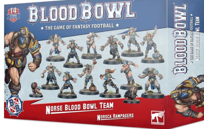 Warhammer: Norse Blood Bowl Team: Norsca Rampagers