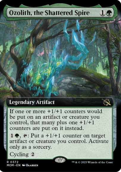 Ozolith, the Shattered Spire (Extended Art) - March of the Machine (MOM)