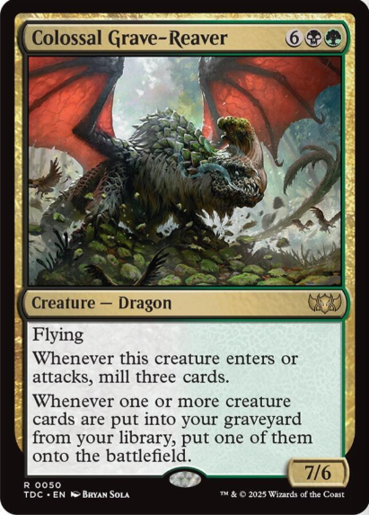 Colossal Grave-Reaver - Commander: Tarkir: Dragonstorm (TDC)