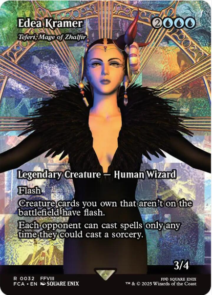 Edea Kramer - Teferi, Mage of Zhalfir (Showcase) - FINAL FANTASY: Through the Ages (FCA)