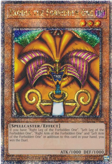 Exodia the Forbidden One (Quarter Century Secret Rare) - 25th Anniversary Tin: Dueling Heroes (TN23)