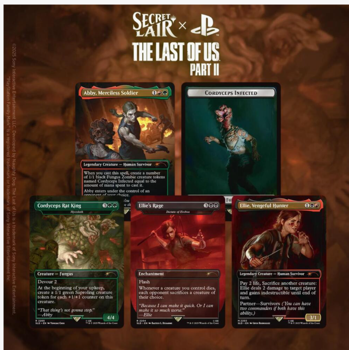 Secret Lair x The Last of Us Part II - Non-Foil Edition - Secret Lair Drop Series (SLD)