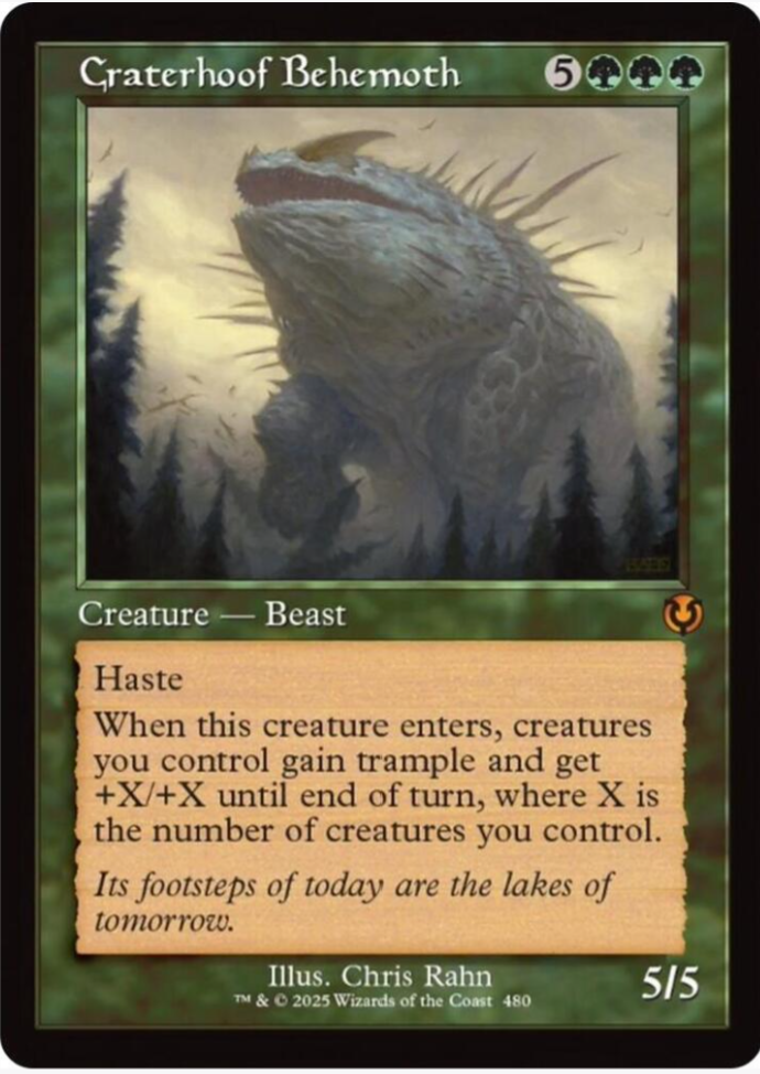 Craterhoof Behemoth (Retro Frame) - Innistrad Remastered (INR)