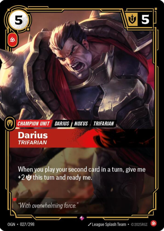 Riftbound: Darius - Trifarian - Origins (OGN)