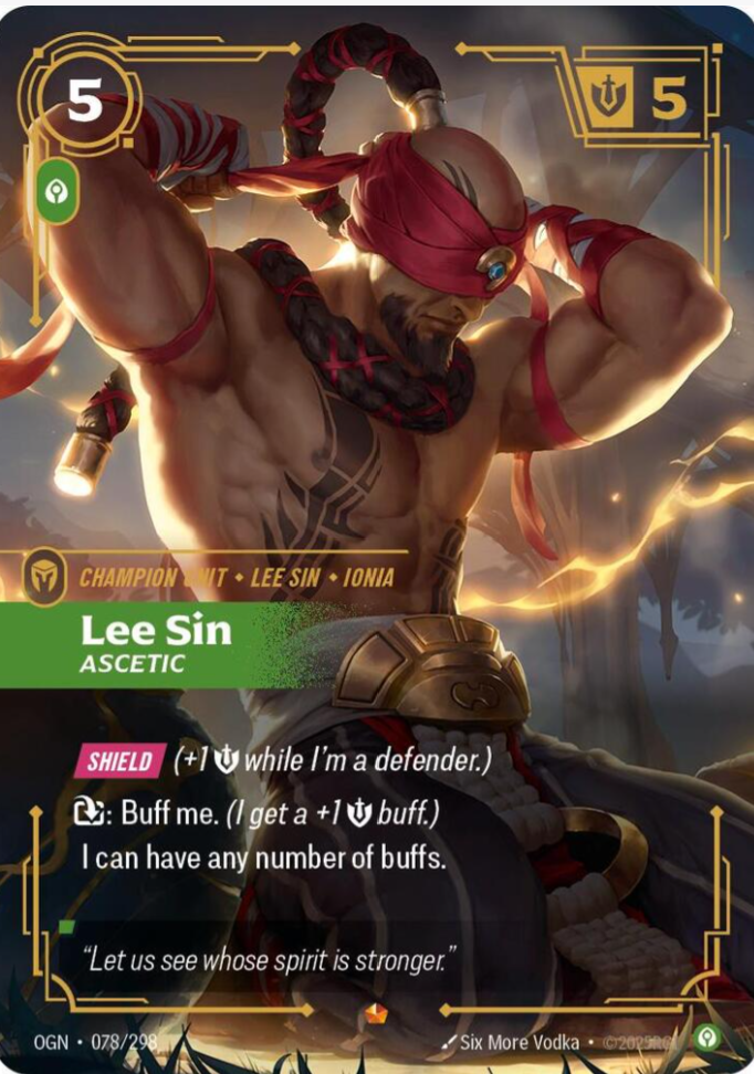 Riftbound: Lee Sin - Ascetic - Origins (OGN)