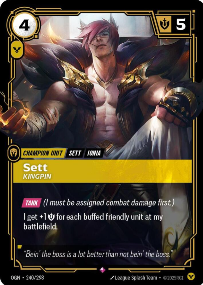 Sett - Kingpin - Origins (OGN)