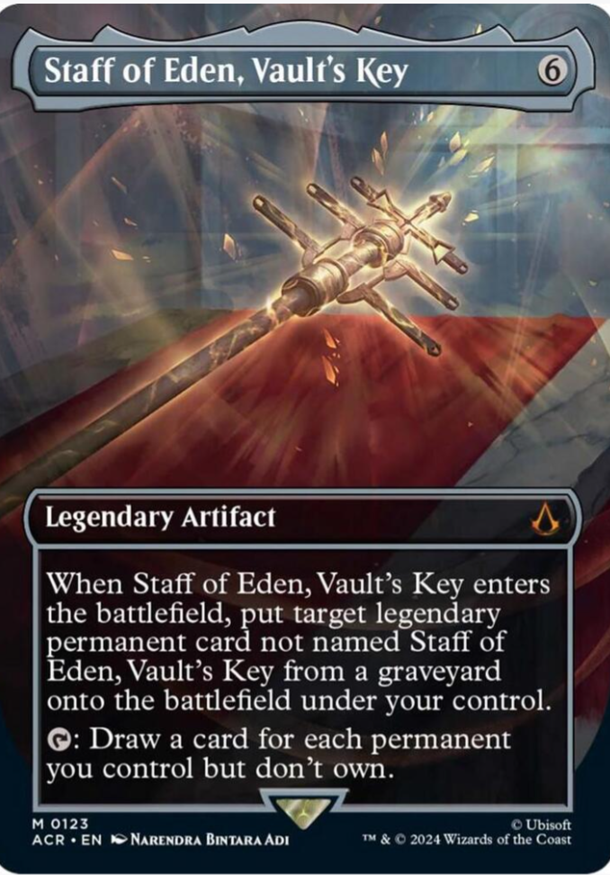 Staff of Eden, Vault's Key (Borderless) - Universes Beyond: Assassin's Creed (ACR)