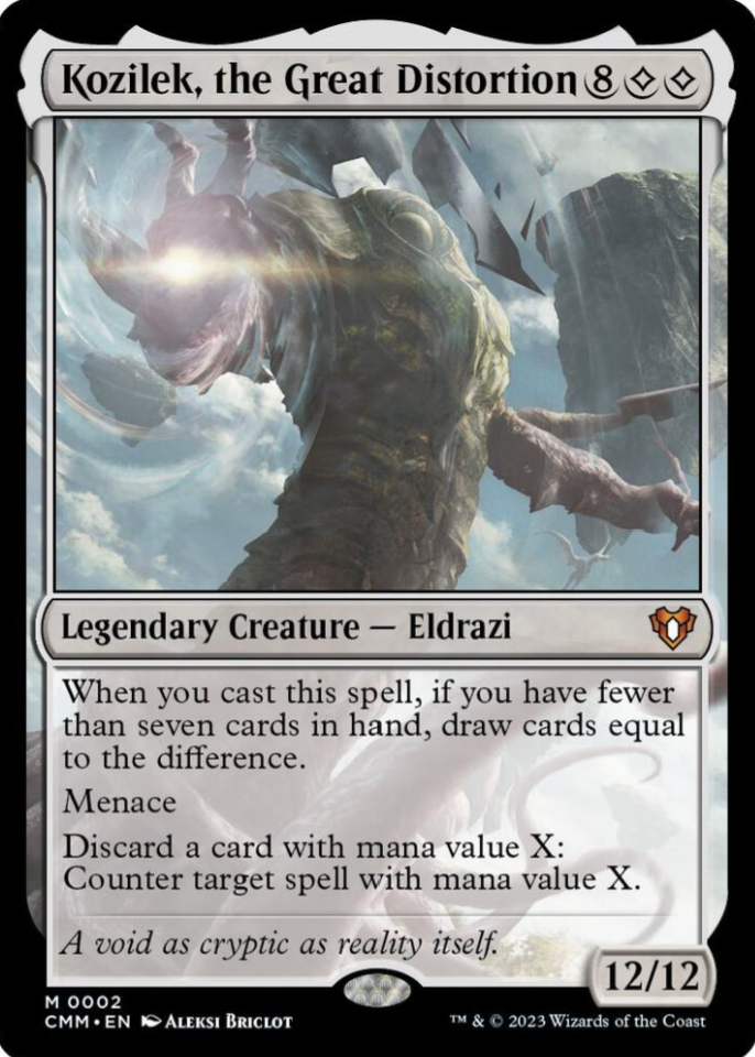 Kozilek, the Great Distortion - Commander Masters (CMM)