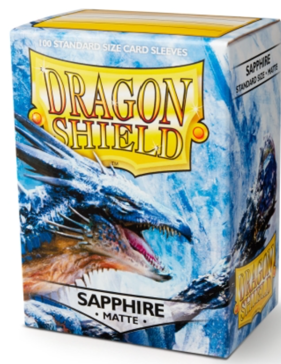 DRAGON SHIELD SLEEVES: MATTE SAPPHIRE (BOX OF 100)