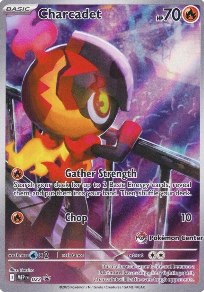 Charcadet - 022 (Pokemon Center Exclusive) - ME: Mega Evolution Promo (MEP)