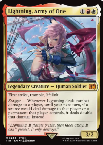 Lightning, Army of One - FINAL FANTASY (FIN)