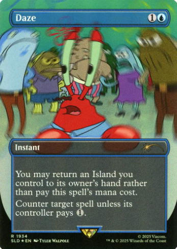 Daze (Rainbow Foil) - Secret Lair Drop Series (SLD)