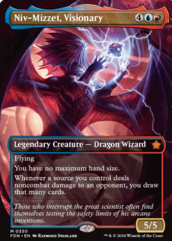Niv-Mizzet, Visionary (Borderless) - Foundations (FDN)