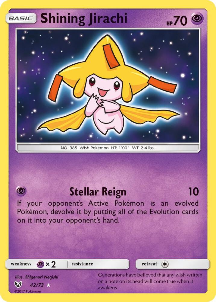 Shining Jirachi - Shining Legends (SHL)