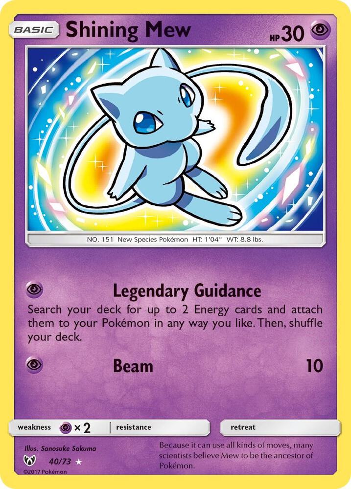 Shining Mew - Shining Legends (SHL)