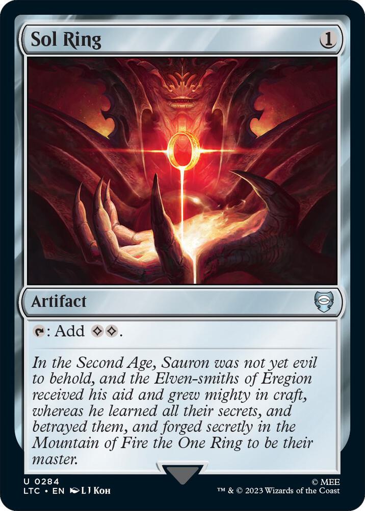 Sol Ring - Commander: The Lord of the Rings: Tales of Middle-earth (LTC)