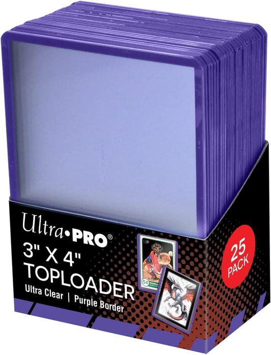 Ultra PRO - 3x4 Purple Border Toploaders 25ct.