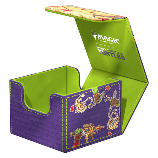 Deck Case: Sidewinder 133+ Xenoskin MTG- Teenage Mutant Ninja Turtles- Pizza Box