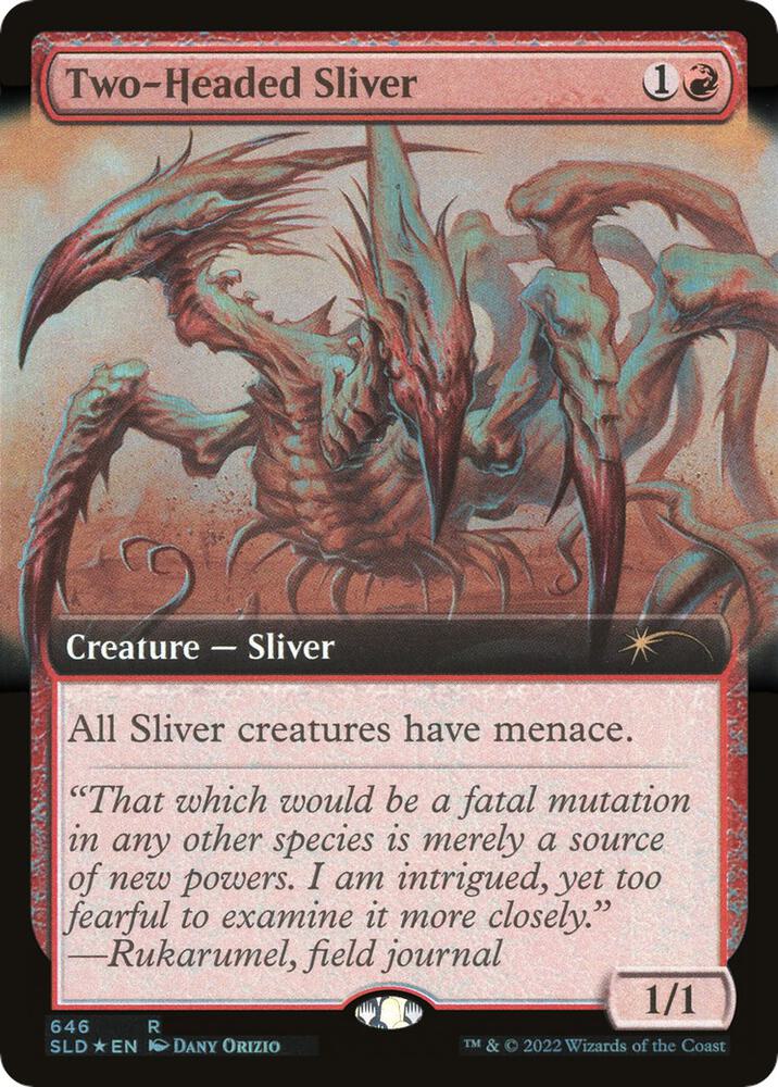 Two-Headed Sliver (Extended Art) - Secret Lair Drop Series (SLD)