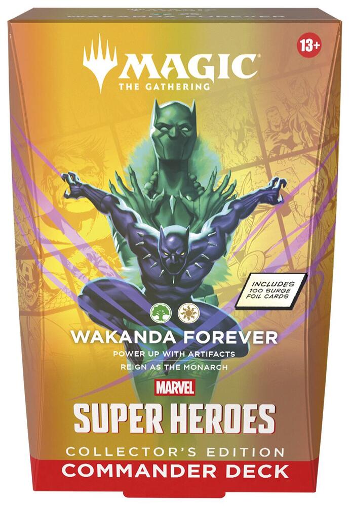 Marvel Super Heroes Commander Deck - Wakanda Forever (Collector's Edition) - Commander(MSC)