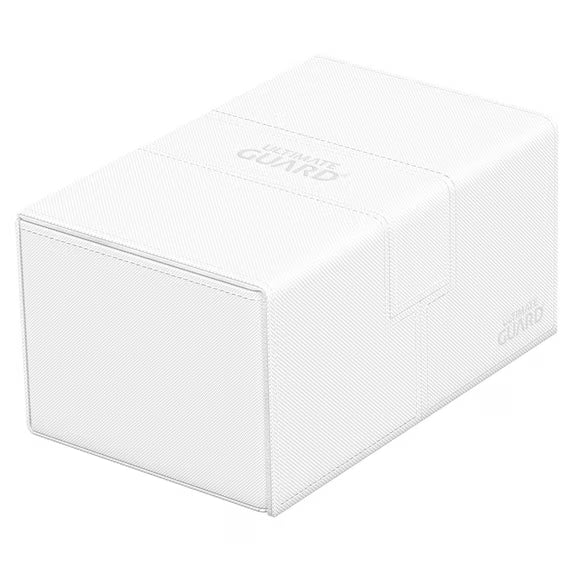 Ultimate Guard Twin Flip 'n' Tray 200+ XenoSkin Deck Case, White