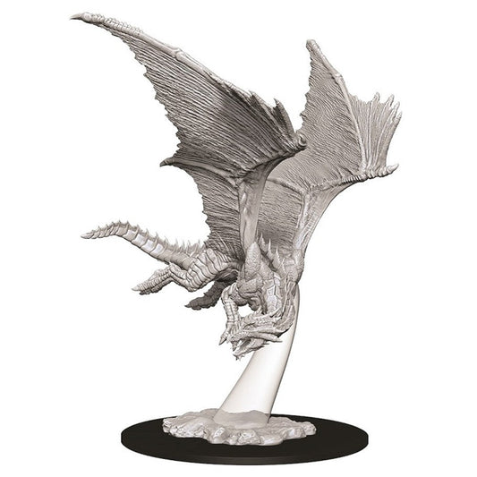 Dungeons & Dragons Nolzur's Marvelous Miniatures: Unpainted Minis - Wave 9 - Young Bronze Dragon