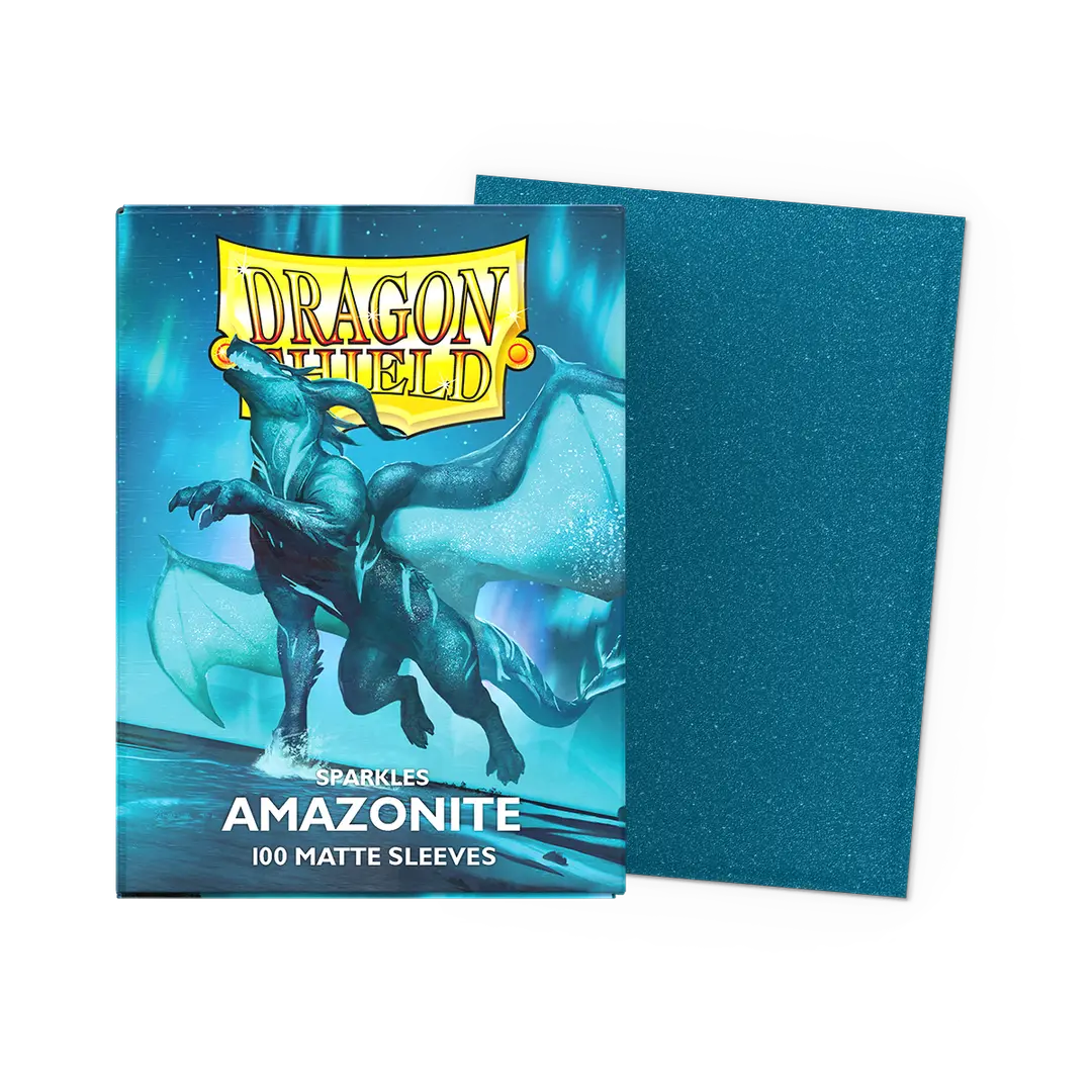 DRAGON SHIELD 100CT BOX AMAZONITE MATTE
