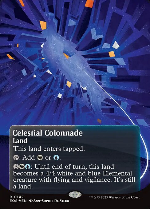 Celestial Colonnade (0142) (Borderless) (Galaxy Foil)