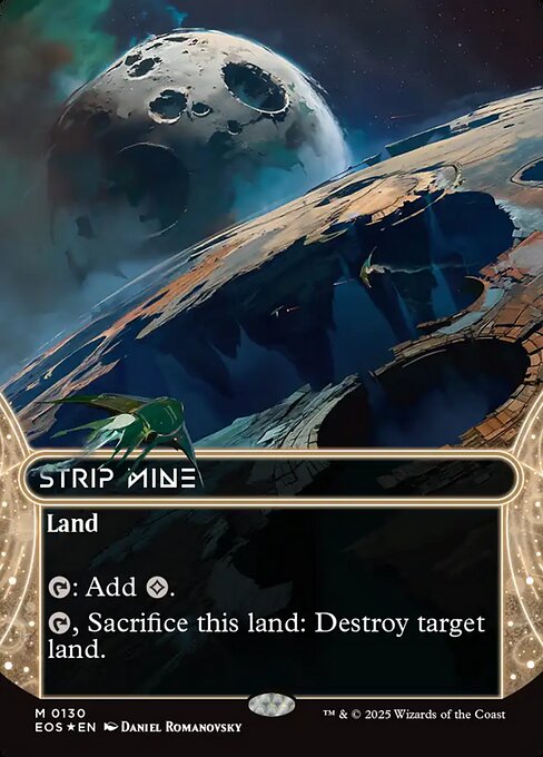 Strip Mine (0130) (Borderless) (Galaxy Foil)